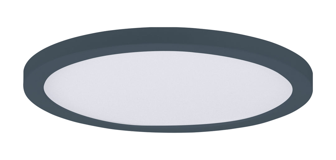 Chip 9" 18W RD LED Flush Mount White / Black