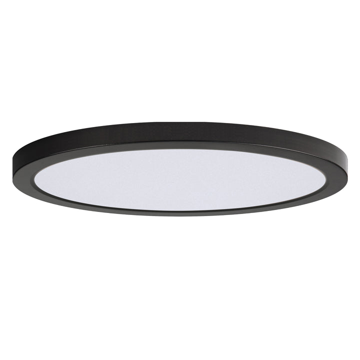 Chip 16" 32W RD LED Flush Mount White / Black