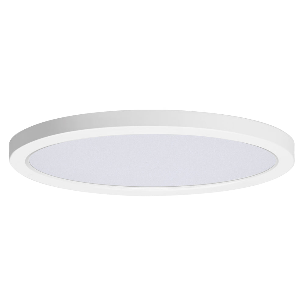 Chip 16" 32W RD LED Flush Mount White / White