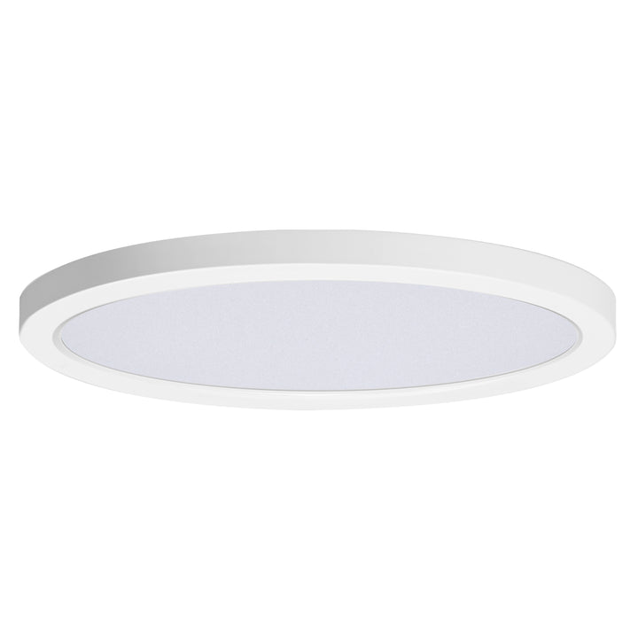 Chip 16" 32W RD LED Flush Mount White / White
