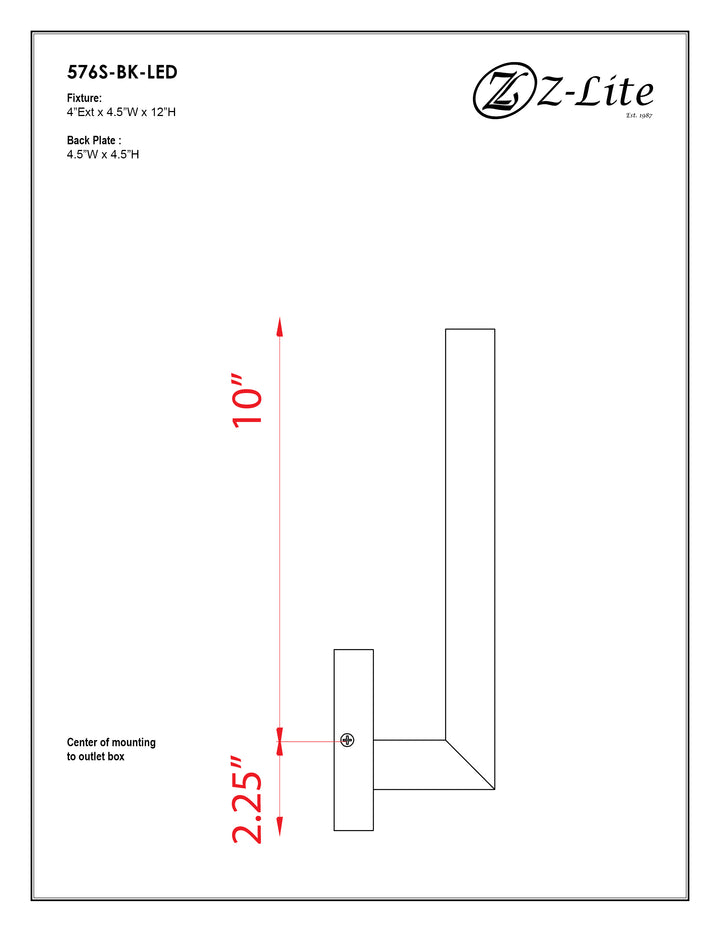 Edge - LED Outdoor Wall Light