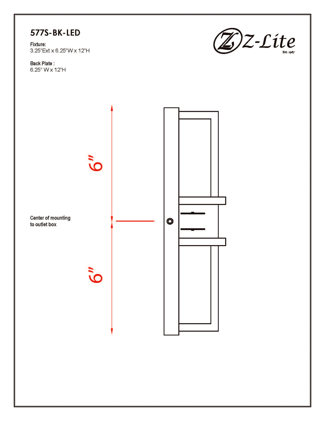 Eclipse - LED 2 Light Outdoor Wall Light