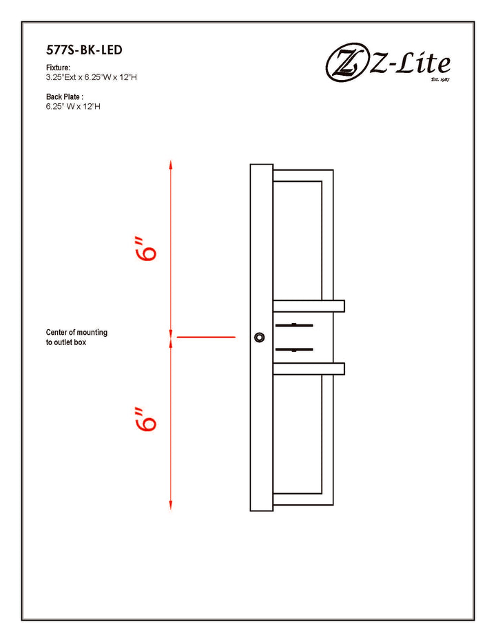 Eclipse - LED 2 Light Outdoor Wall Light
