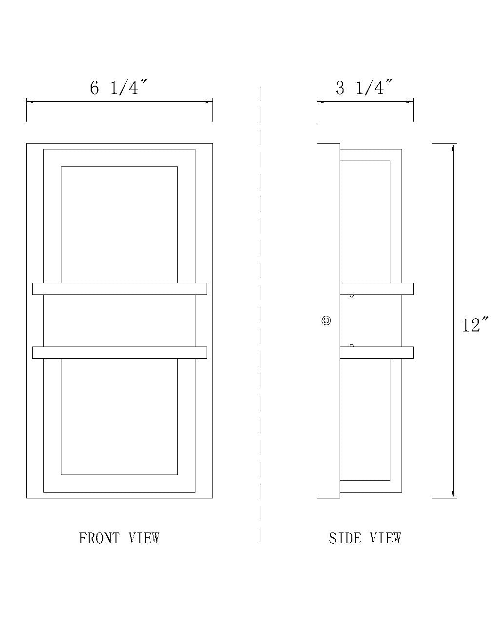 Eclipse - LED 2 Light Outdoor Wall Light