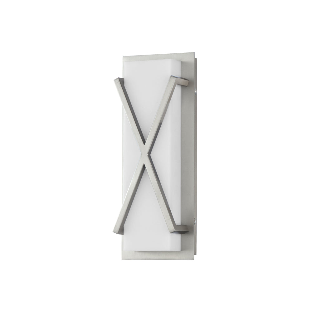 Dexter LED Wall Sconce White / Satin Nickel