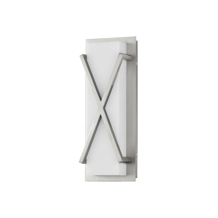 Dexter LED Wall Sconce White / Satin Nickel