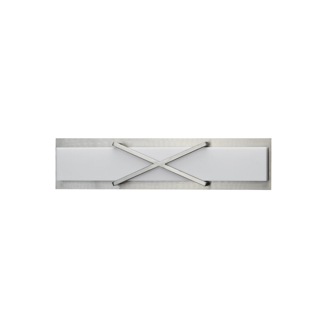 Dexter LED Wall Sconce White / Satin Nickel