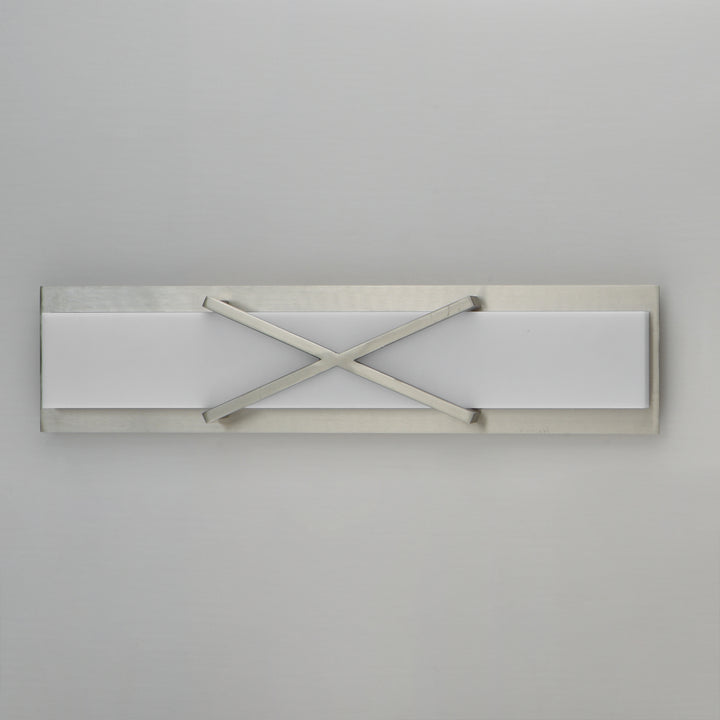Dexter LED Wall Sconce White / Satin Nickel alternate view