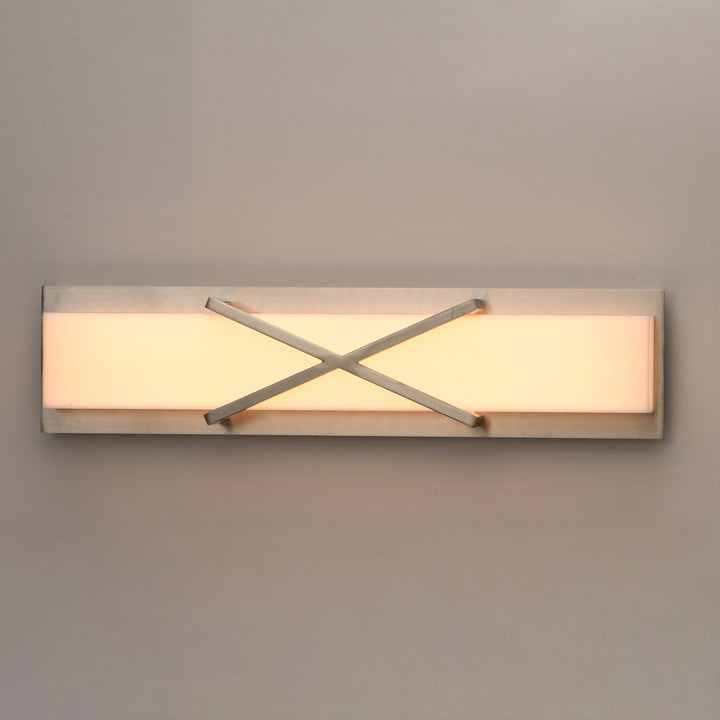 Dexter LED Wall Sconce White / Satin Nickel alternate view