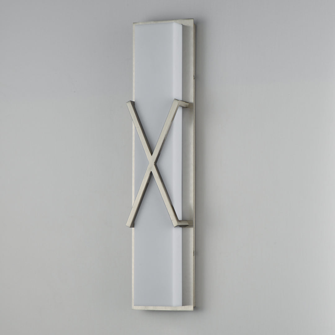 Dexter LED Wall Sconce White / Satin Nickel alternate view