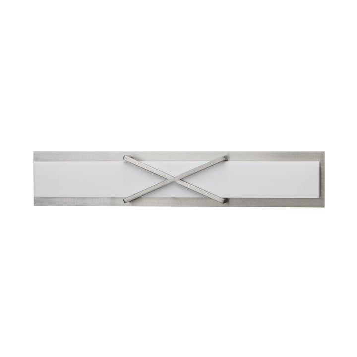 Dexter LED Wall Sconce White / Satin Nickel