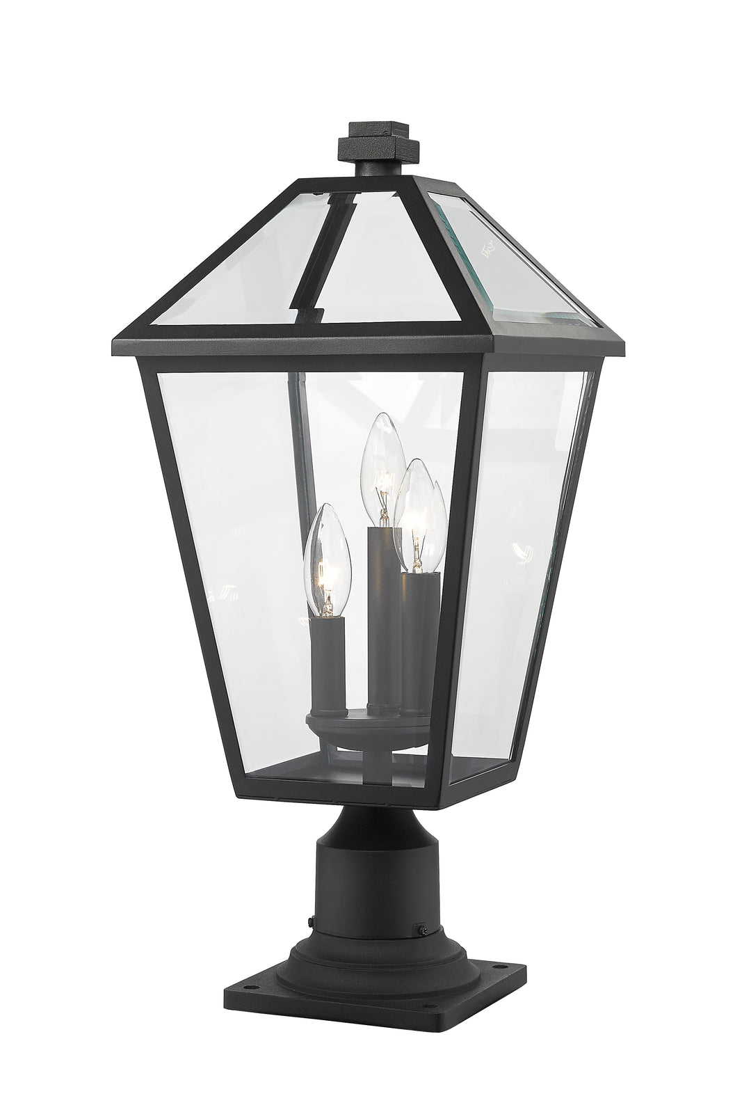 Talbot - 3 Light Outdoor Pier Mount Light
