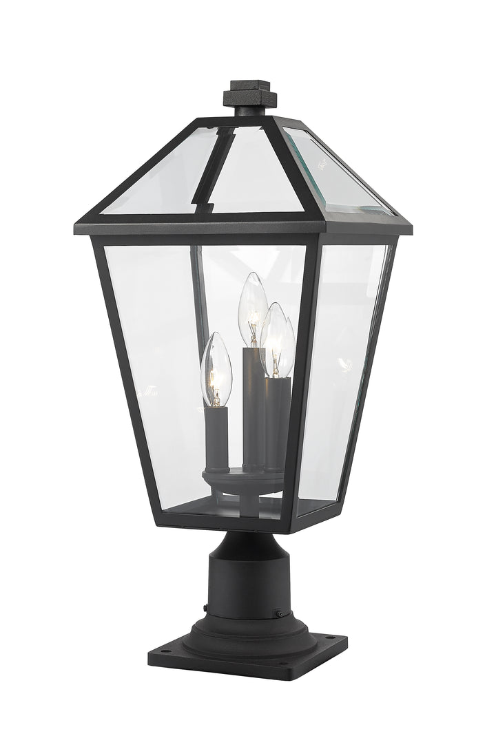 Talbot - 3 Light Outdoor Pier Mount Light
