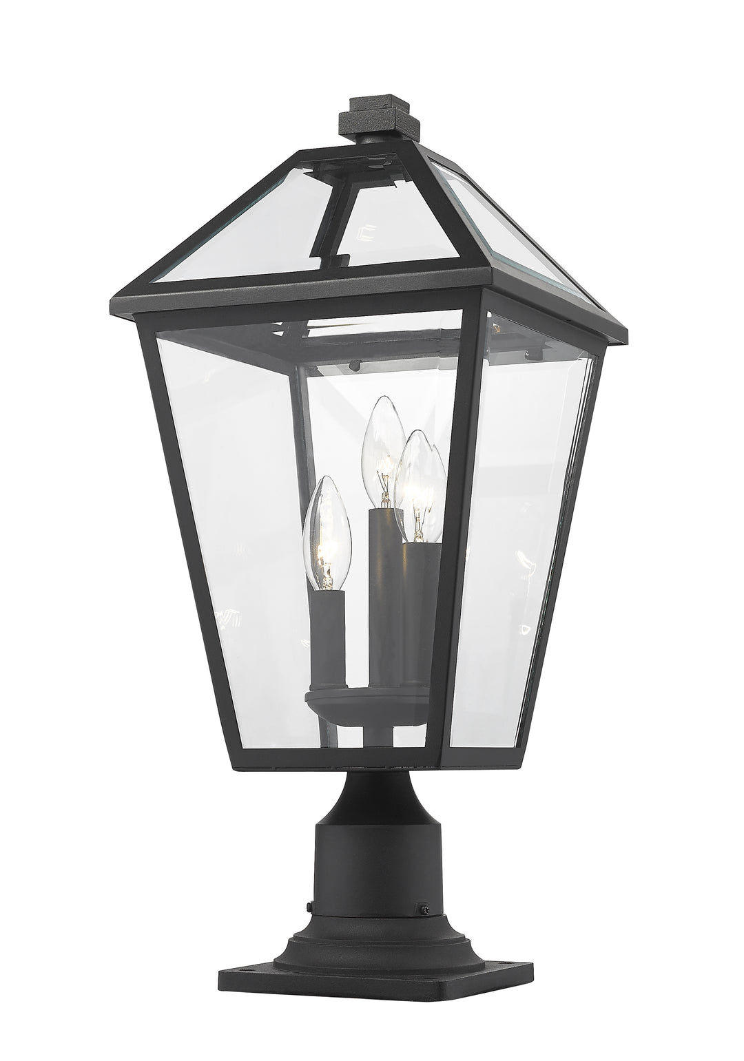 Talbot - 3 Light Outdoor Pier Mount Light