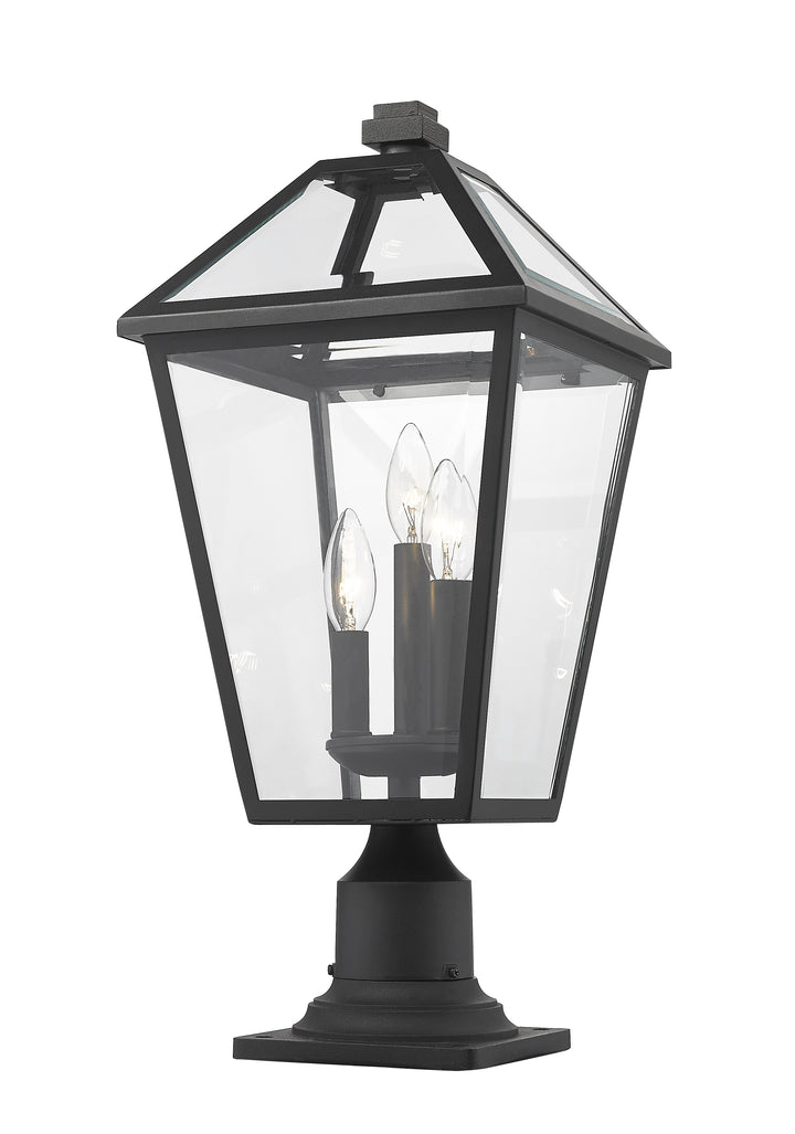 Talbot - 3 Light Outdoor Pier Mount Light