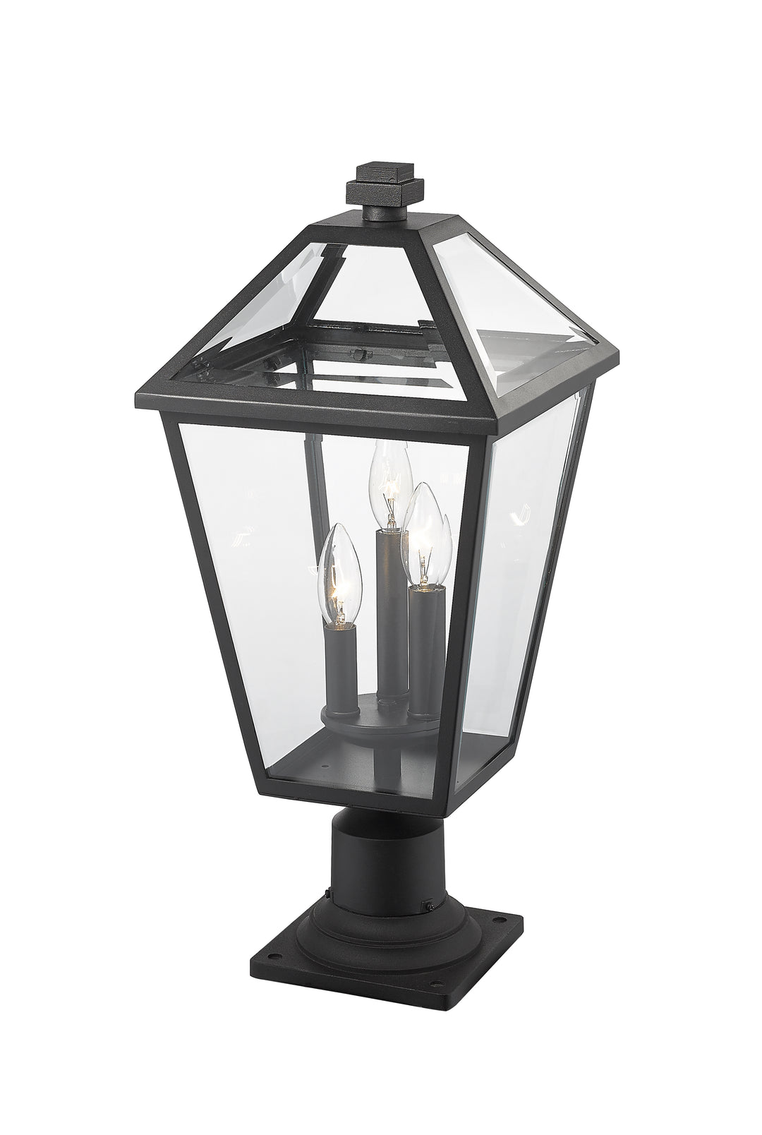 Talbot - 3 Light Outdoor Pier Mount Light