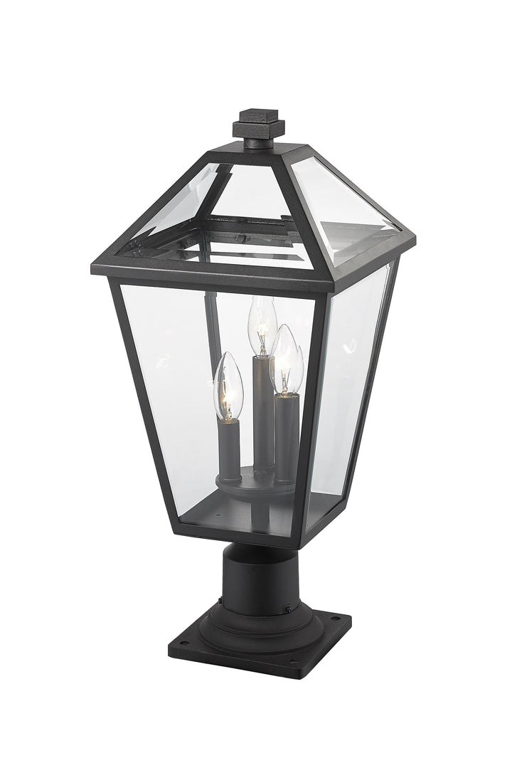 Talbot - 3 Light Outdoor Pier Mount Light