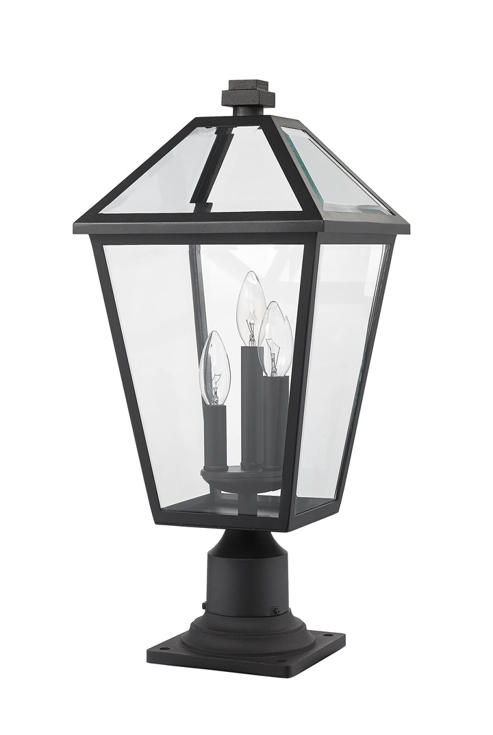 Talbot - 3 Light Outdoor Pier Mount Light