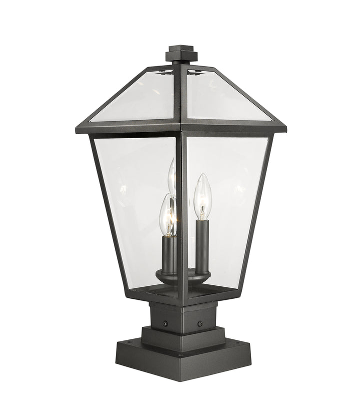Talbot - 3 Light Outdoor Pier Mount Light (579PHBS-SQPM)
