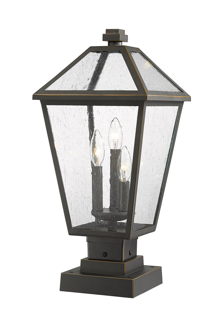Talbot - 3 Light Outdoor Pier Mount Light (579PHBS-SQPM)