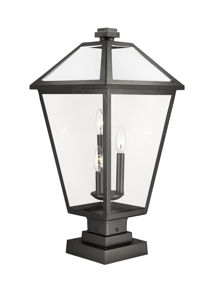 Talbot - 3 Light Outdoor Pier Mount Light (579PHXLS-SQPM)