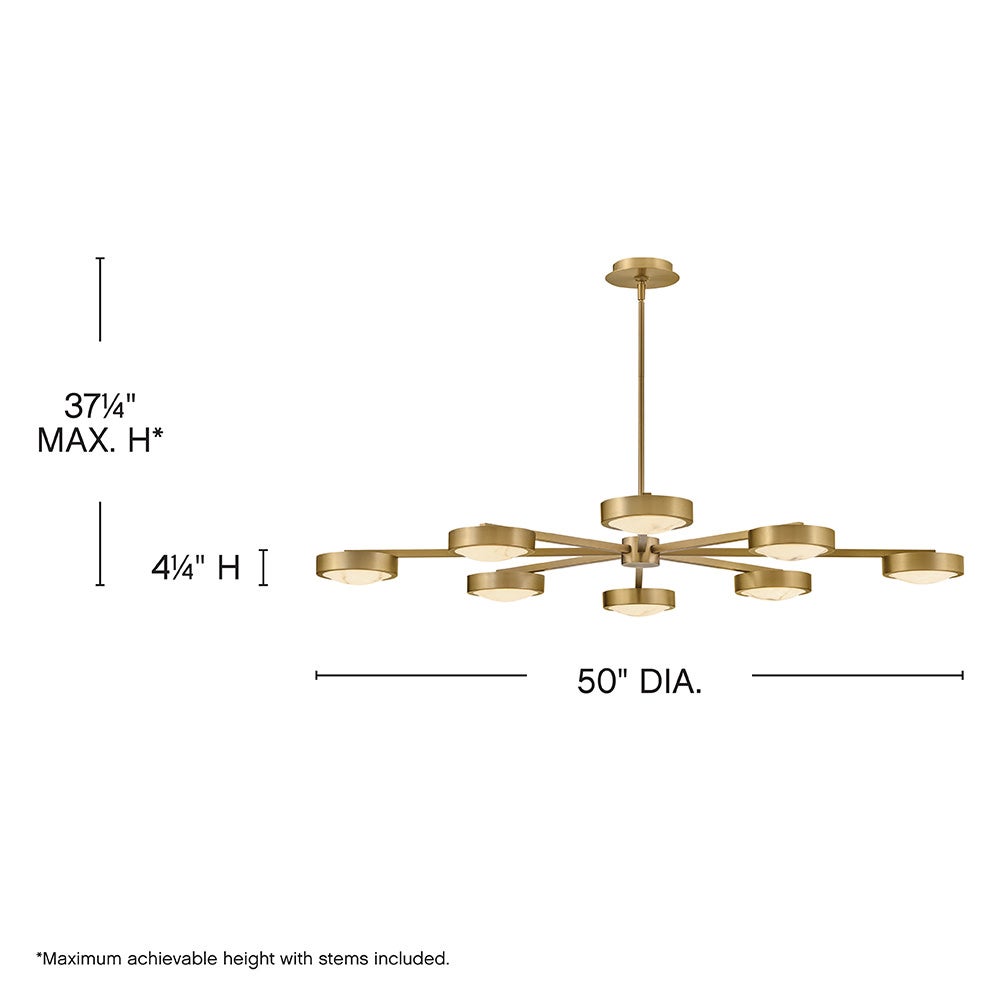 Cava Large Convertible Semi-Flush Mount