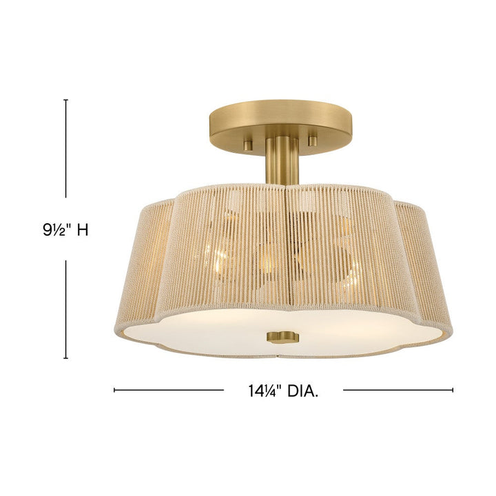 Sasha Semi-Flush Mount