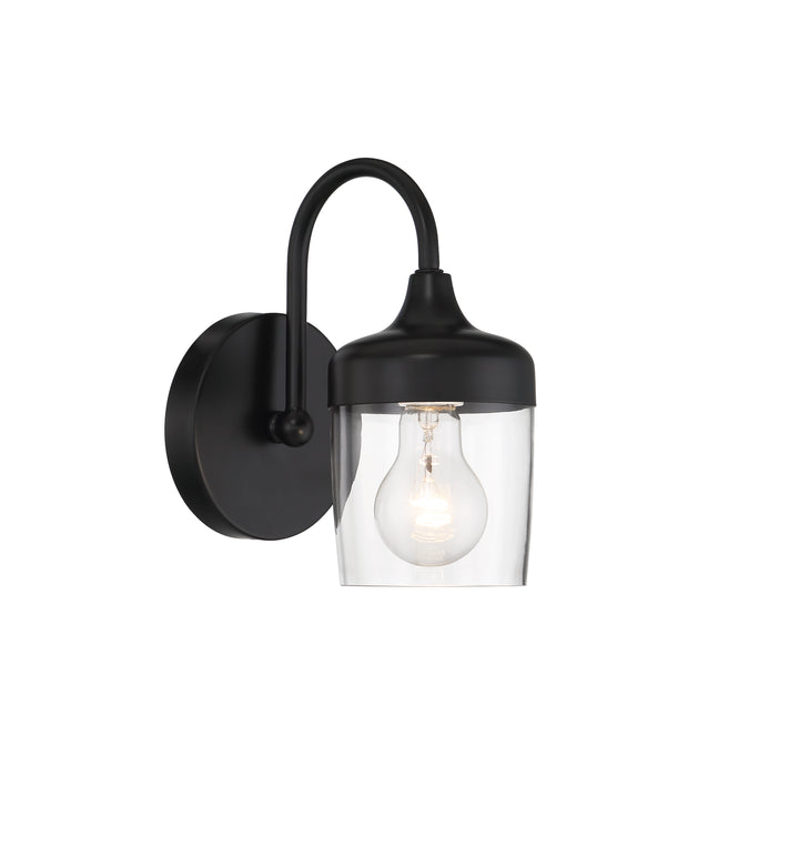 Wrenn Wall Sconce in Flat Black by Craftmade