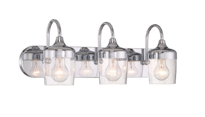 Wrenn Vanity Light in Chrome by Craftmade