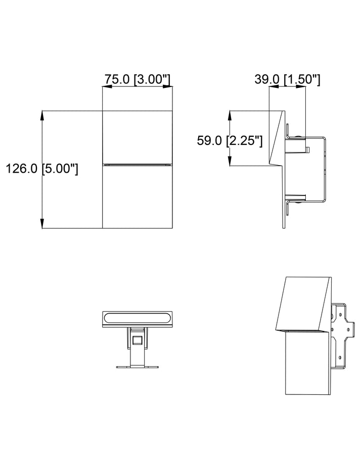 Pathfinder Step Light dimensions diagram