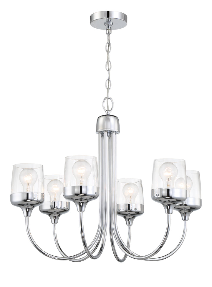 Wrenn Chandelier in Chrome by Craftmade
