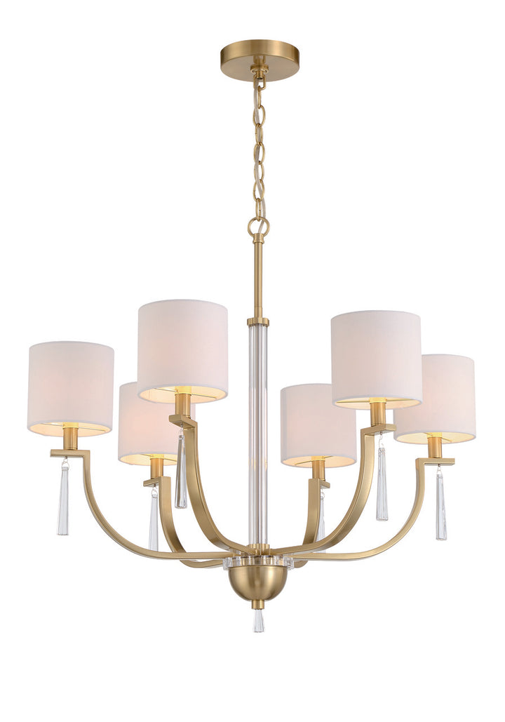 Fortuna Chandelier, 6-Light, by Craftmade