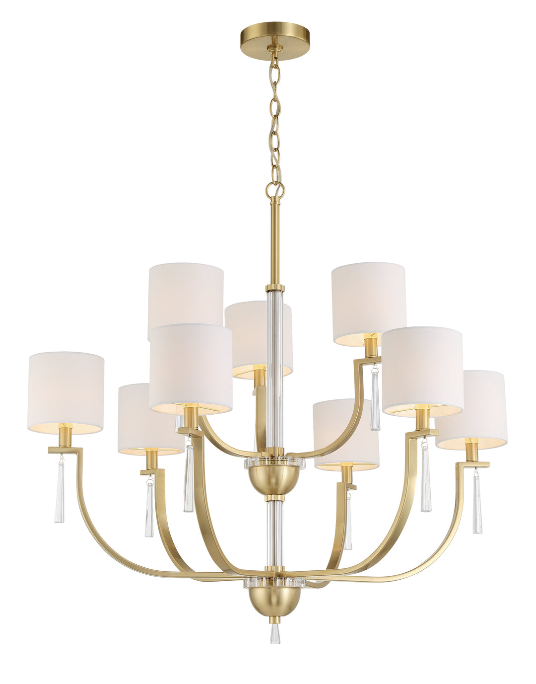 Fortuna Chandelier, 9-Light, by Craftmade