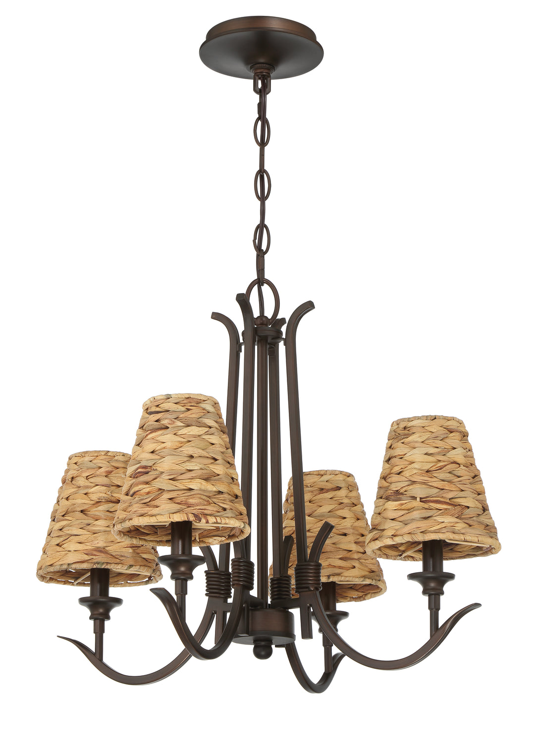 Kokomo Chandelier in Aged Bronze Brushed by Craftmade
