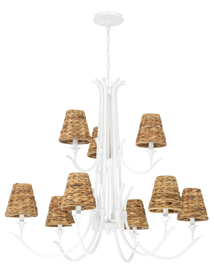 Kokomo Chandelier in Matte White by Craftmade