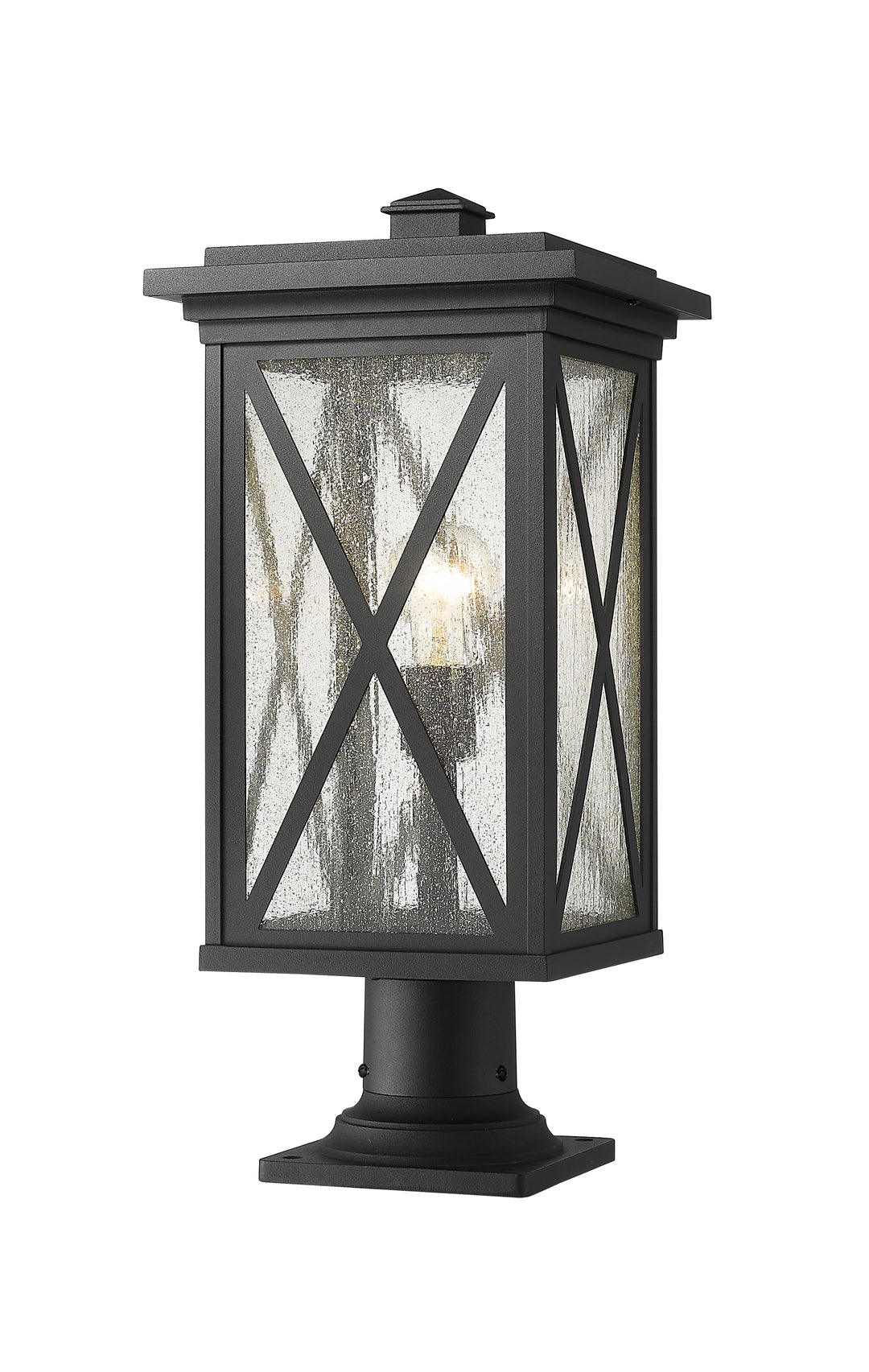 Brookside - 1 Light Outdoor Pier Mount Light