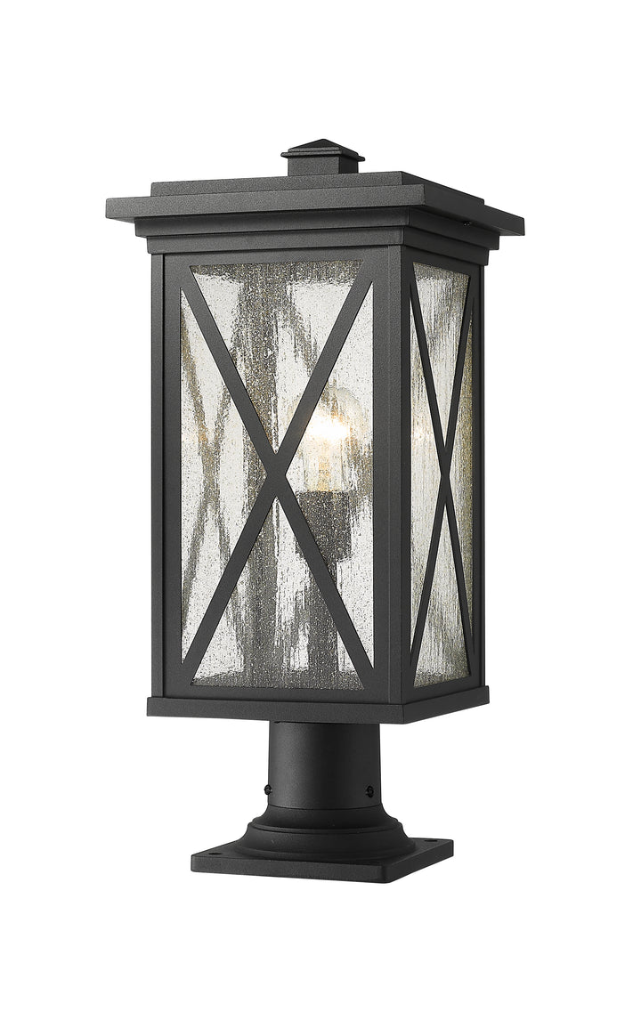 Brookside - 1 Light Outdoor Pier Mount Light