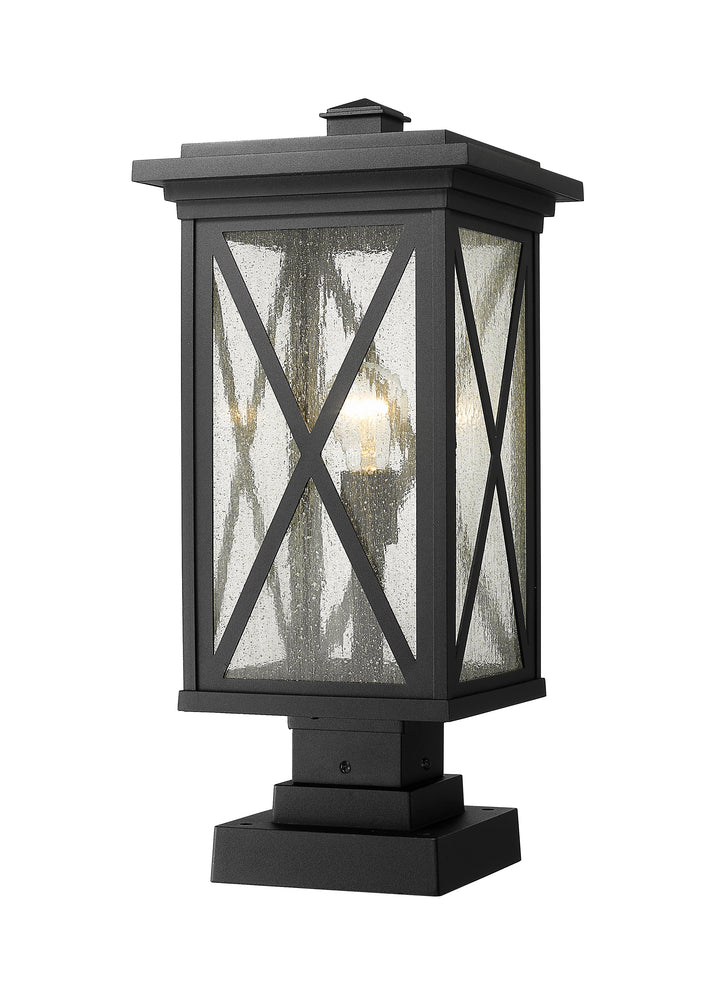 Brookside - 1 Light Outdoor Pier Mount Light