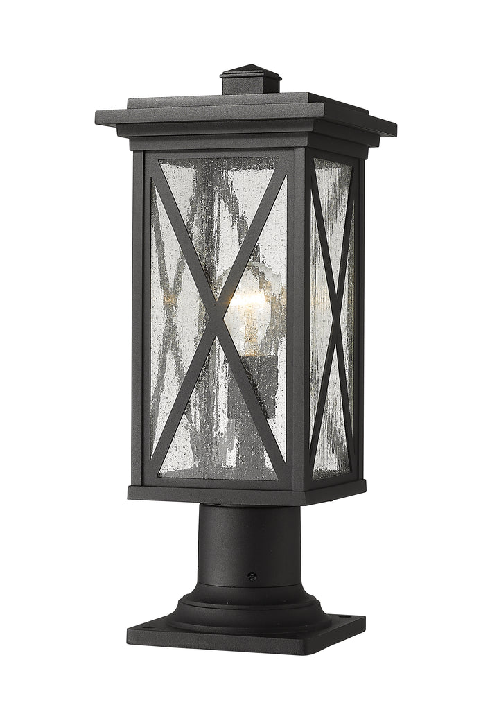 Brookside - 1 Light Outdoor Pier Mount Light