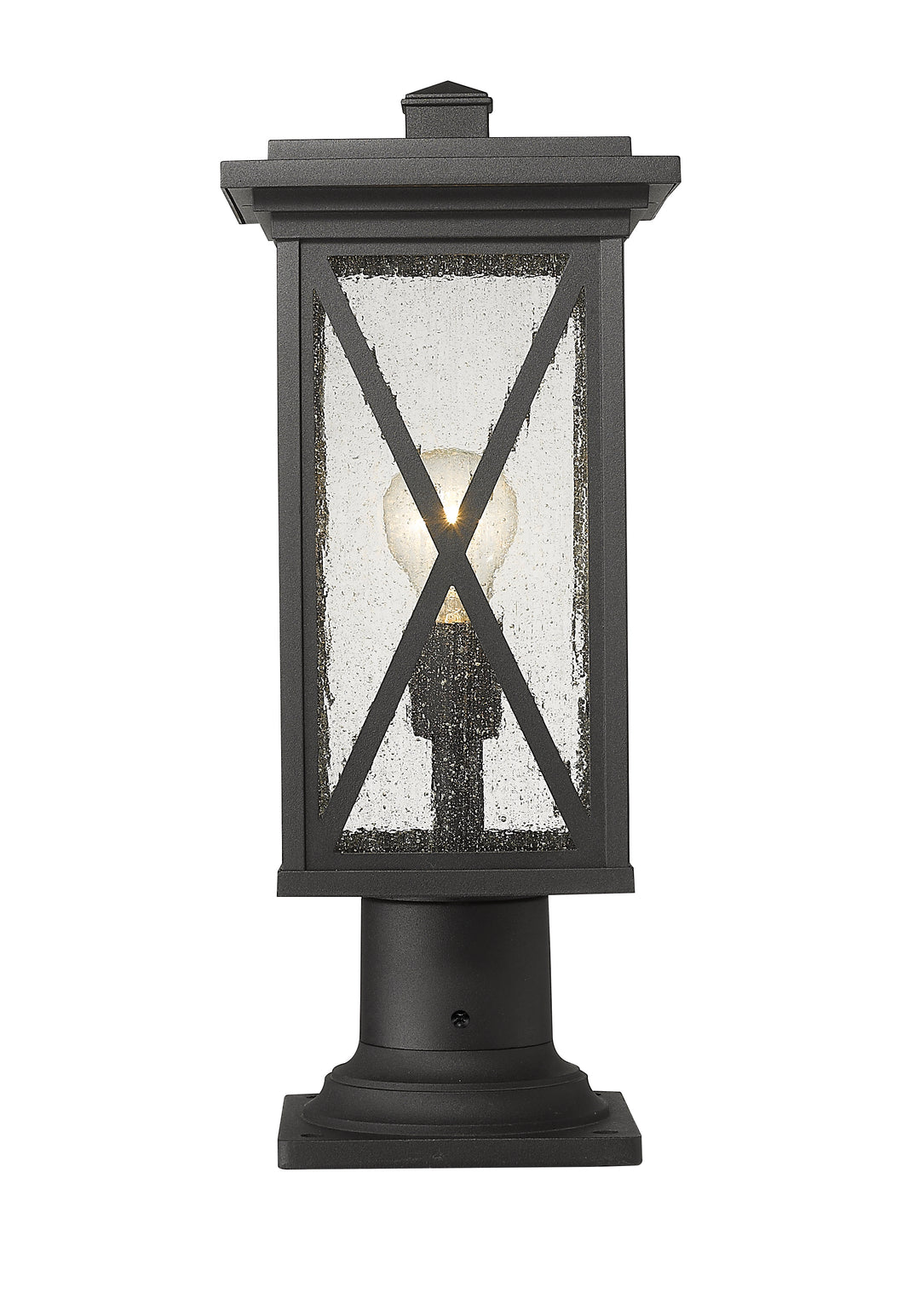 Brookside - 1 Light Outdoor Pier Mount Light