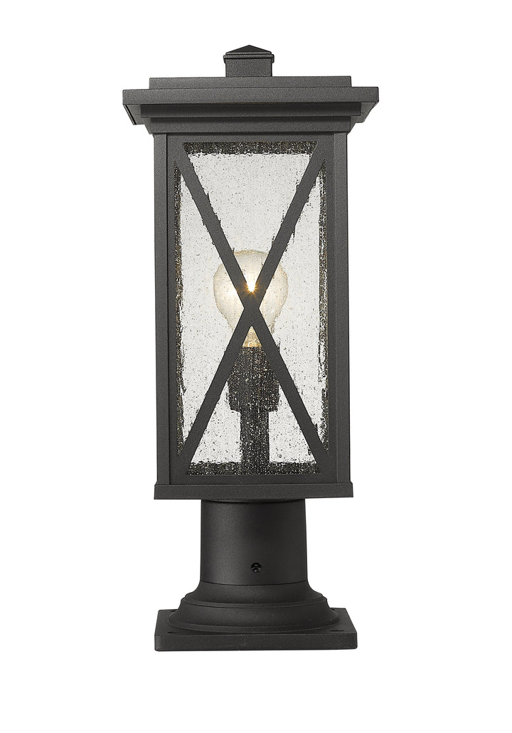 Brookside - 1 Light Outdoor Pier Mount Light