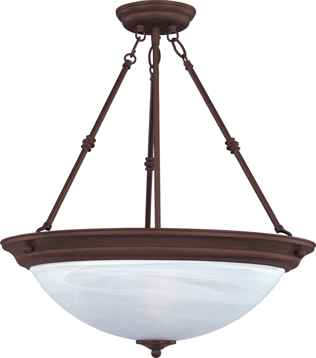 Essentials 3-Light Invert Bowl Pendant Oil Rubbed Bronze