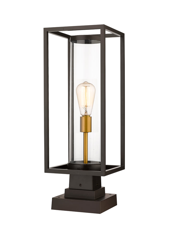 Dunbroch - 1 Light Outdoor Pier Mount Light (584PHMS-SQPM)