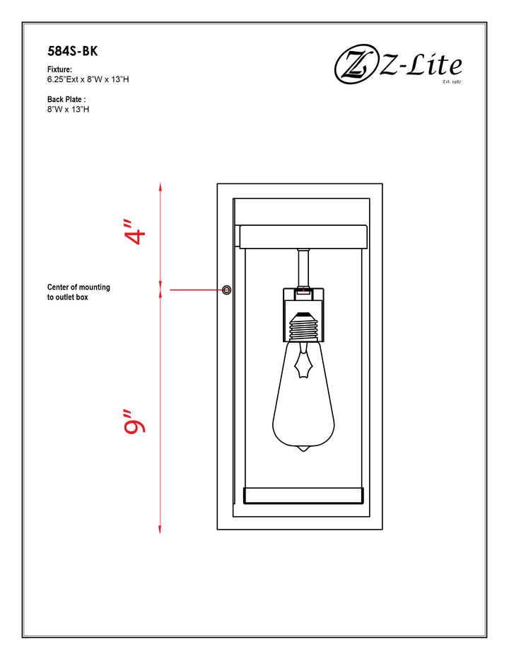 Dunbroch - 1 Light Outdoor Wall Light
