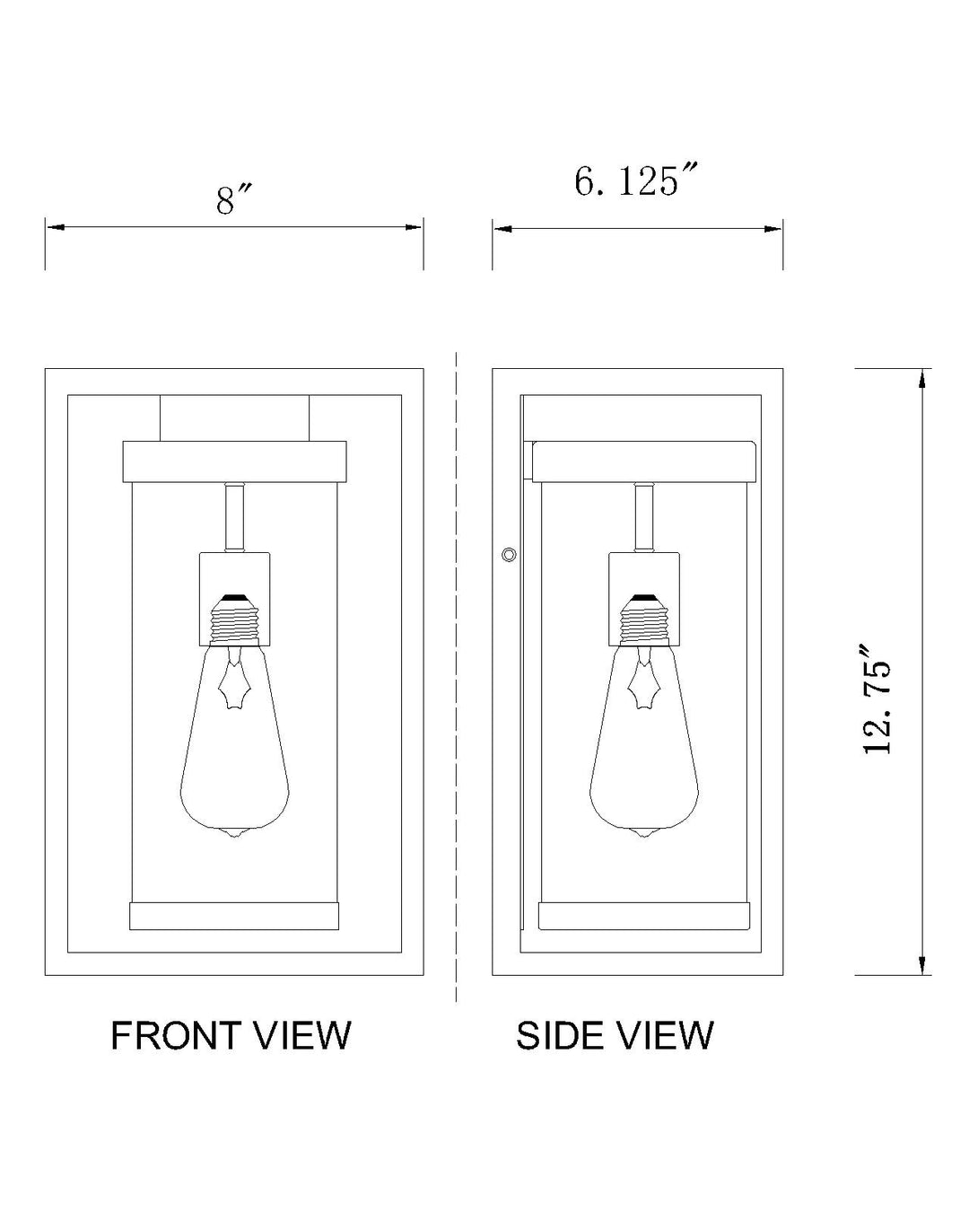 Dunbroch - 1 Light Outdoor Wall Light