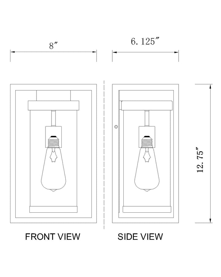 Dunbroch - 1 Light Outdoor Wall Light