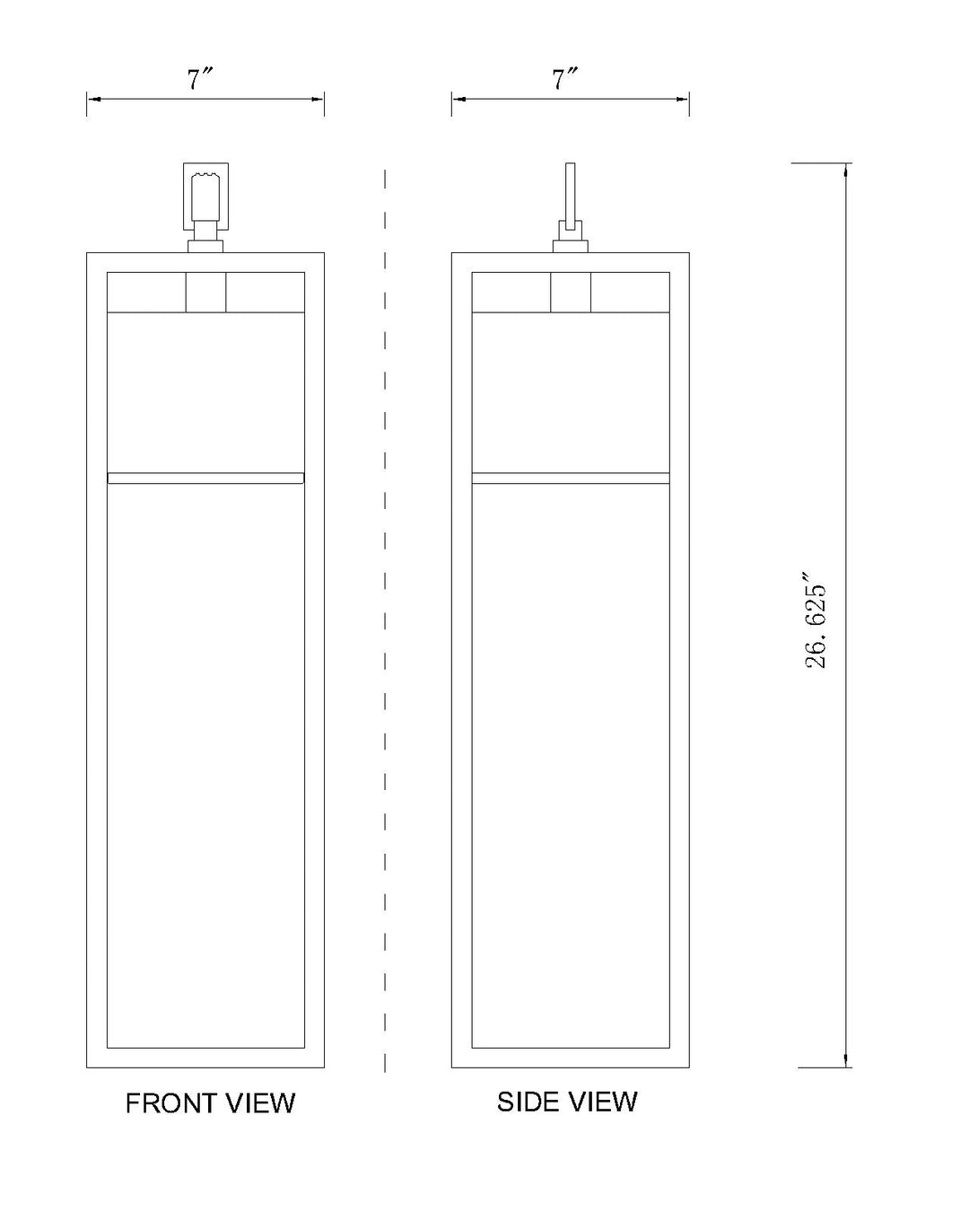 Barwick - LED 1 Light Outdoor Pendant