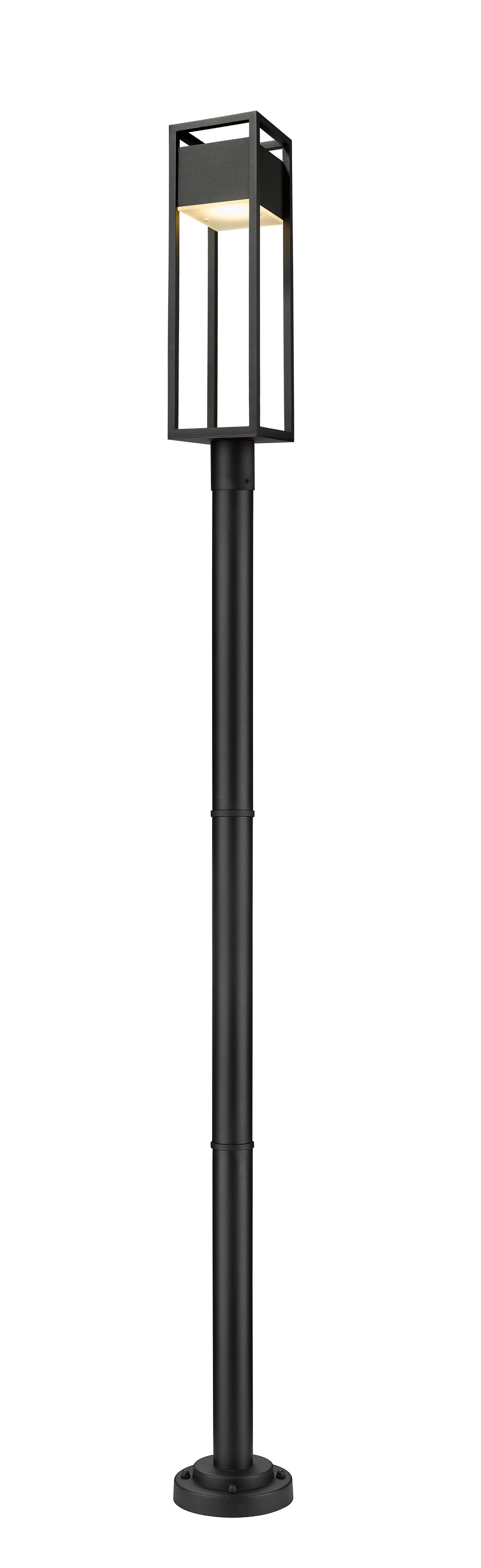 Barwick - LED 1 Light Outdoor Post Light (585PHMR-567P-BK)