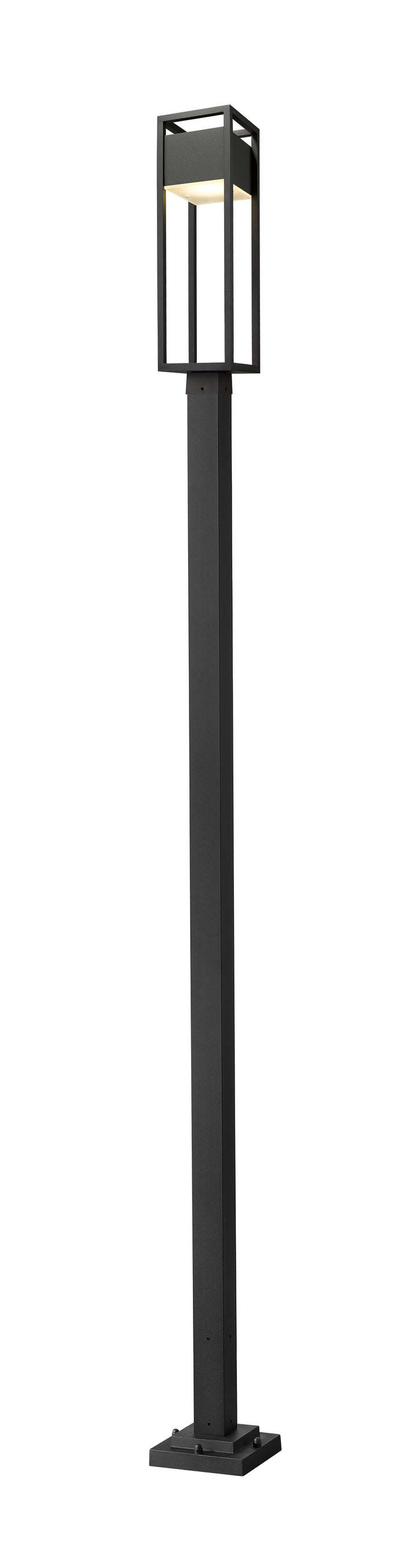 Barwick - LED 1 Light Outdoor Post Light (585PHMR-567P-BK)