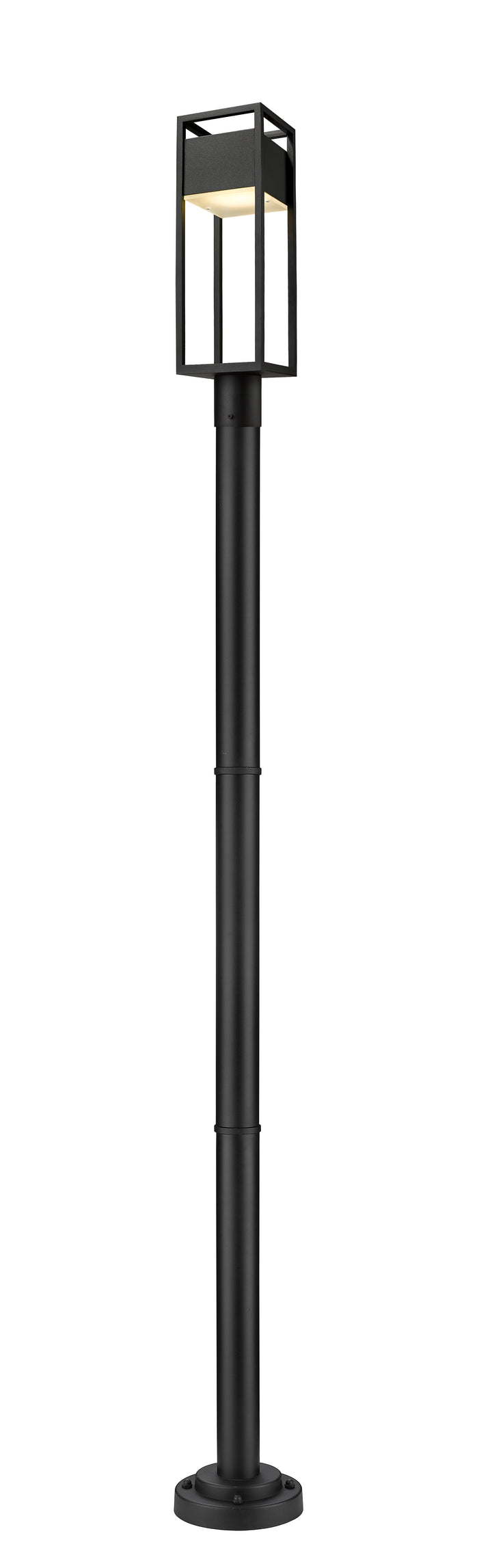 Barwick - LED 1 Light Outdoor Post Light (585PHMR-567P-BK)